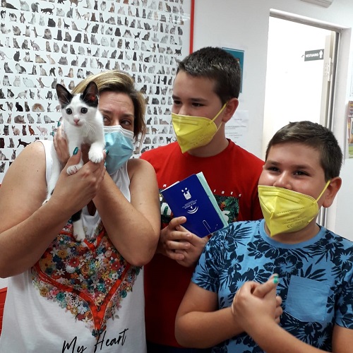 ¡Plinio adoptado!