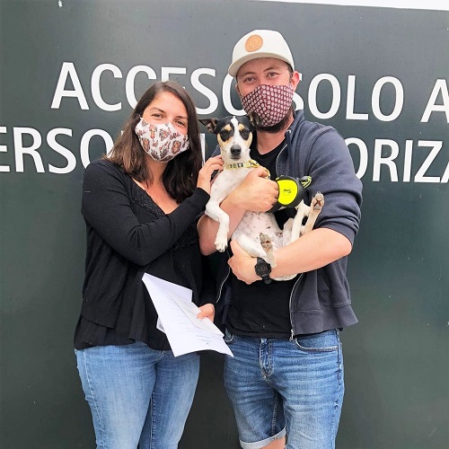 ¡Toba adoptada!